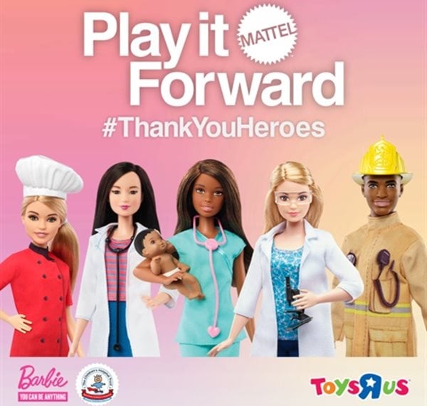 Mattel supports Children's Hospital Trust with #ThankYouHeroes initiative