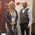 Johanna McDowell of the Independent Agency Search and Selection (IAS) and certified ActionCOACH business coach Brehndan Botha.