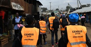 Census enumerators in Nairobi, Kenya. Countries need to collect comparable statistics about populations. SIMON MAINA/AFP via Getty Images
