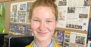 Gold medal and IITPSA trophy winner – Justine Barwise, Grade 12, Hoërskool Waterkloof (Gauteng).