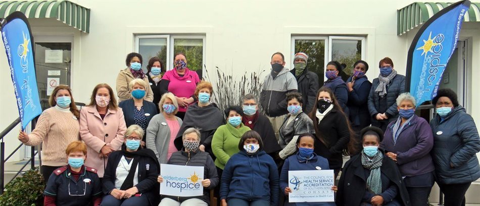 The hard work of all staff members of Helderberg Hospice paid off when the facility achieved its fifth accreditation from Cohsasa – a remarkable achievement in the middle of a pandemic.