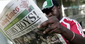 The Sunday Times, South Africa’s largest weekend newspaper, was used to spread disinformation. Gianluigi Guercia/AFP via Getty Images.