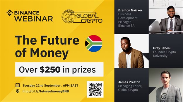 Interested in crypto trading? Attend the Binance webinar on 'The Future of Money'