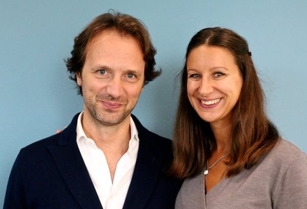 Adriano Travagliga and Christine Michaelis, founders of the European Startup Association