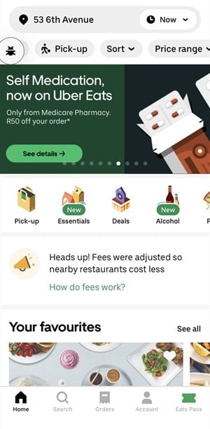 Uber Eats now offers medicine deliveries in SA