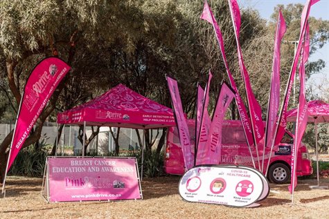 Scan Display supports PinkDrive with outdoor branding