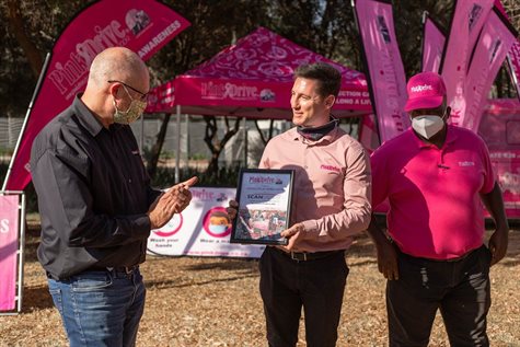 Scan Display supports PinkDrive with outdoor branding