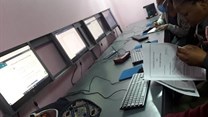 Beneficiaries completing modules for Computer Training through SayPro’s online academy