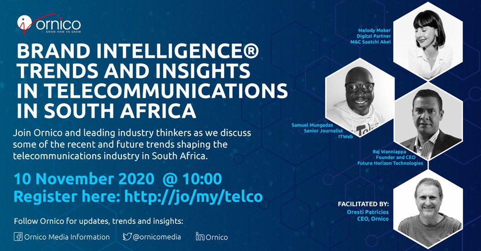 Webinar on brand intelligence trends and insights in telecommunications in South Africa