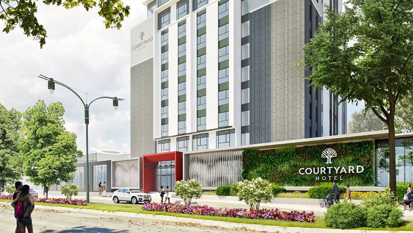 New Courtyard Hotel Waterfall City on track for early-2021 opening