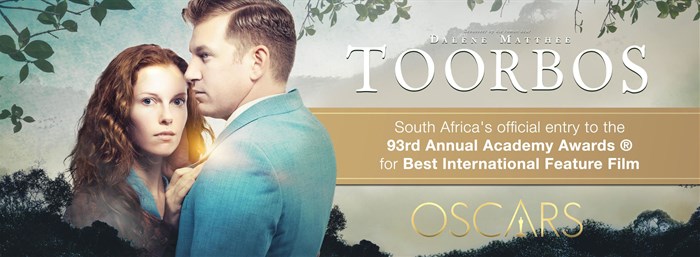 Toorbos selected as South Africa's 2021 Oscar entry