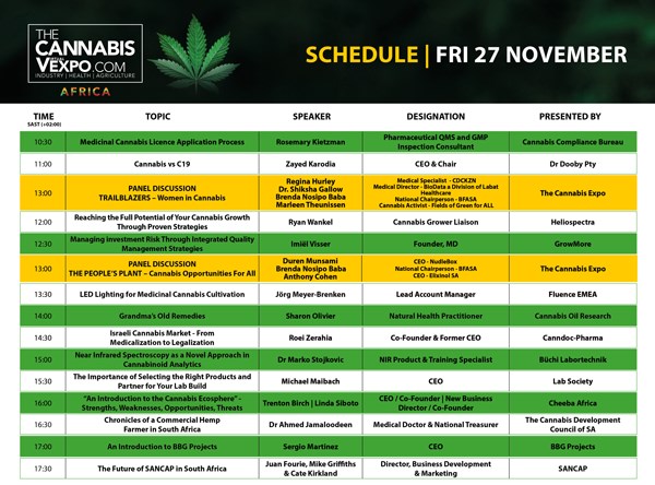 2020 Cannabis Vexpo Africa kicks off, lineup revealed