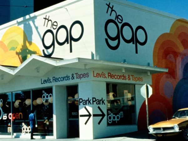 The first Gap store. Credit: Gap Inc.