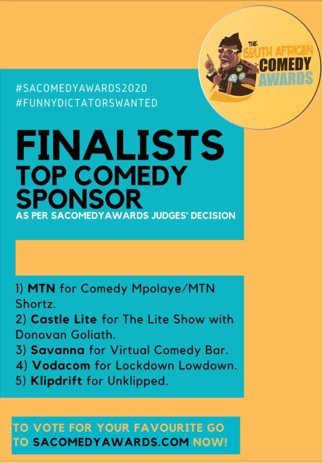 Savanna celebrates its South African Comedy Awards