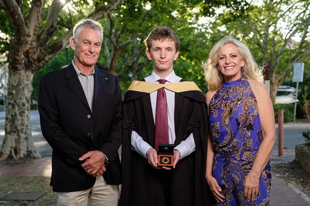 Matthew Brandon Baas, recipient of Stellenbosch University’s Chancellor’s Medal for 2020