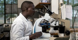 A laboratory technician patient samples at the Amudat Hospital, Uganda. Laboratories are central to the delivery of high quality data in clinical trials. Paul Kamau