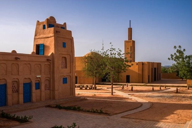 An architect from Niger,  is titled 'How we narrate our yesterday determines how we imagine the future of architecture'.