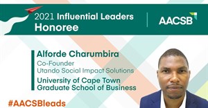 UCT GSB MBA alumnus receives international recognition for social impact work