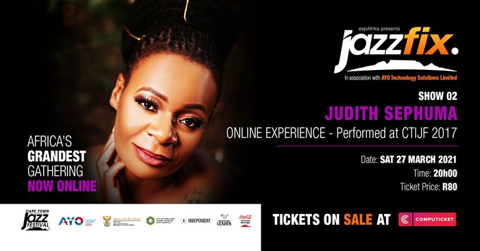 Cape Town International Jazz Fest to showcase Judith Sephuma in JazzFix online series