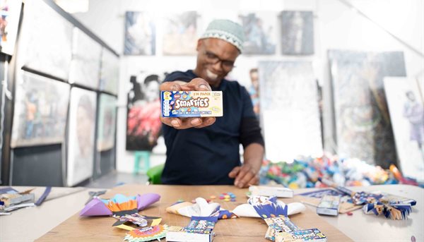 Smarties celebrates sustainable packaging milestone with artist collab