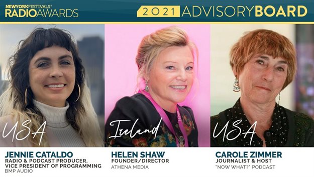 NYF's Radio Awards appoints Jennie Caltaldo, Helen Shaw, Carole Zimmer to advisory board