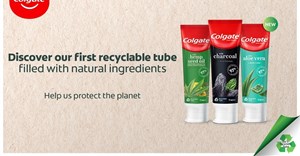 Colgate's first recyclable toothpaste tube introduced in SA