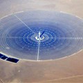 Concentrated solar power plant. Source Wikipedia
