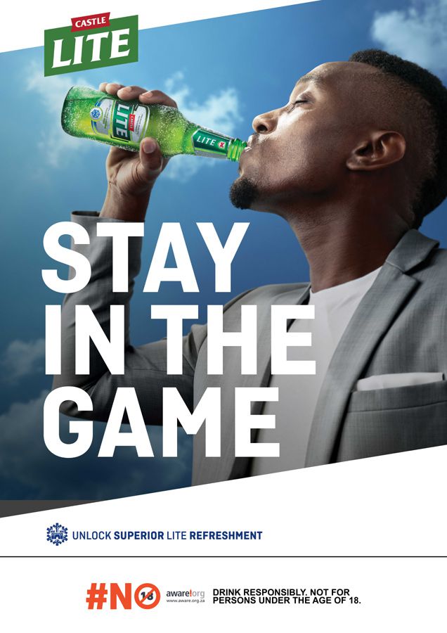Castle Lite inspires South Africans to stay in the game!