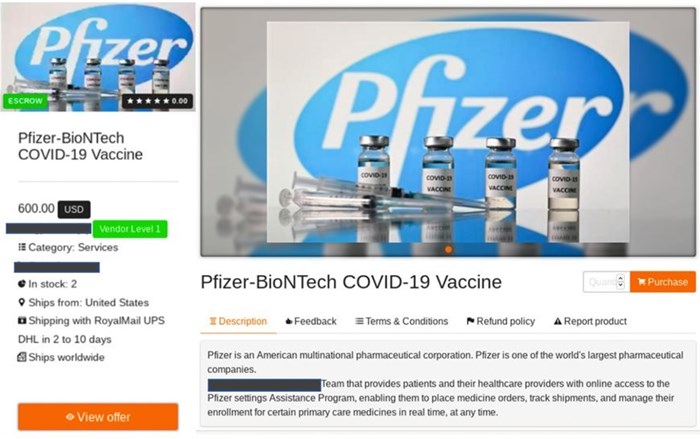Beware of Covid-19 vaccine scams