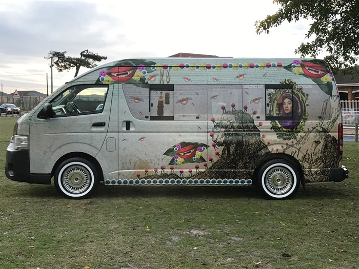 (Un)Infecting the City: Thania Petersen turns taxi into a mobile art gallery at Zeitz MOCAA