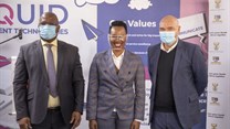 From L-R: Premier Eastern Cape Provincial Government, Honourable Lubabalo Oscar Mabuyane officially; The Minister of Communications and Digital Technologies, Honourable Stella Ndabeni Abrahams (MP) and Craig van Rooyen, Chief Commercial Officer Liquid Intelligent Technologies South Africa