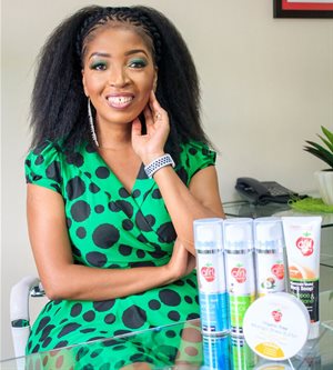 Relebohile Moeng, executive director of AfriBerry, which listed in Clicks in 2020, with products now found in over 120 Clicks stores nationwide. Source: Supplied