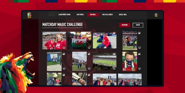 The British and Irish Lions and PT Sportsuite invite fans to take up the challenge