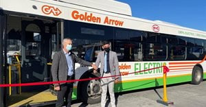 Golden Arrow launches South Africa's first electric-powered bus
