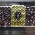 Artisanal chocolate bars are seen on display at Venko Chocolatier in Dakar, Senegal, July 6, 2021. Source: Reuters/Cooper Inveen