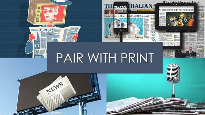 Print pairs well with all media