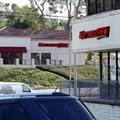 Two Mattress Firm stores, a brand owned by Steinhoff, are shown on either side of the street in Encinitas, California, US. Source: Reuters/Mike Blake