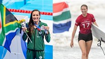 Swimmer Tatjana Schoenmaker and surfer Bianca Buitendag both win silver at Tokyo Olympics