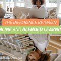 The difference between blended and online learning