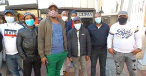 Some of the 33 former Spar Distribution Centre workers in Gqeberha who were dismissed for gross misconduct. Photo: Joseph Chirume