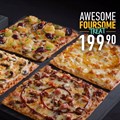 The Awesome Foursome Treat by Debonairs Pizza caters for many tastes