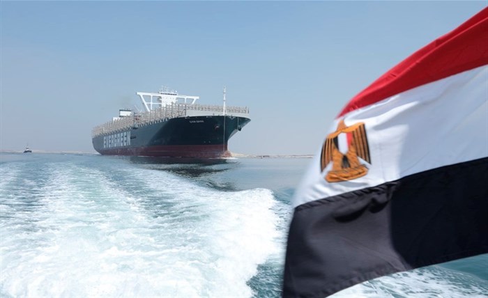 Ever Given, one of the world's largest container ships, is seen after sailing through Suez Canal in Ismailia, Egypt August 20, 2021. Suez Canal Authority/Handout via REUTERS