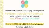 It's back by popular demand, our #30DaysInclusionChallenge