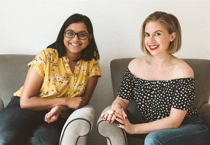 Sinal Govender and Claire Keet, co-founders of life.file