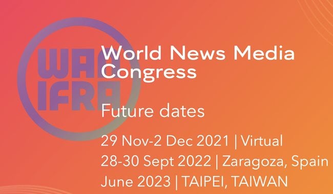 World News Media Congress 2021 goes virtual