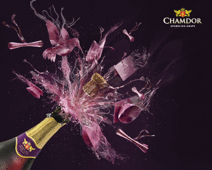 Chamdor's 'The Art of Celebration' campaign awarded best print design award