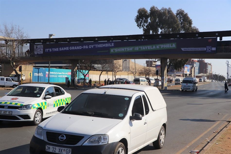 We pioneered the trend of bridge-mounted sites, such as Chris Hani Baragwanath Hospital in Soweto.
