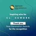 Clockwork takes home 7 Supersonic New Generation Awards for digital excellence