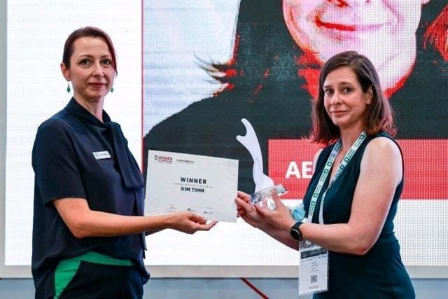 Aecom's Kim Timm clinched the Woman in Leadership of the Year title at The Big 5 Women in Construction Awards 2021. Source: Supplied