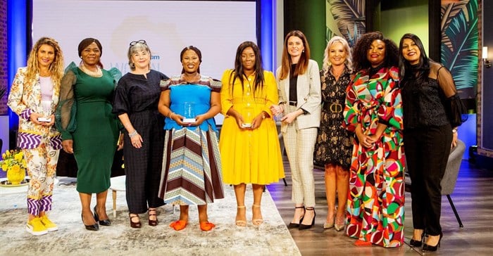 2021 winners and judges of the Santam Women of the Future Awards. Image supplied.